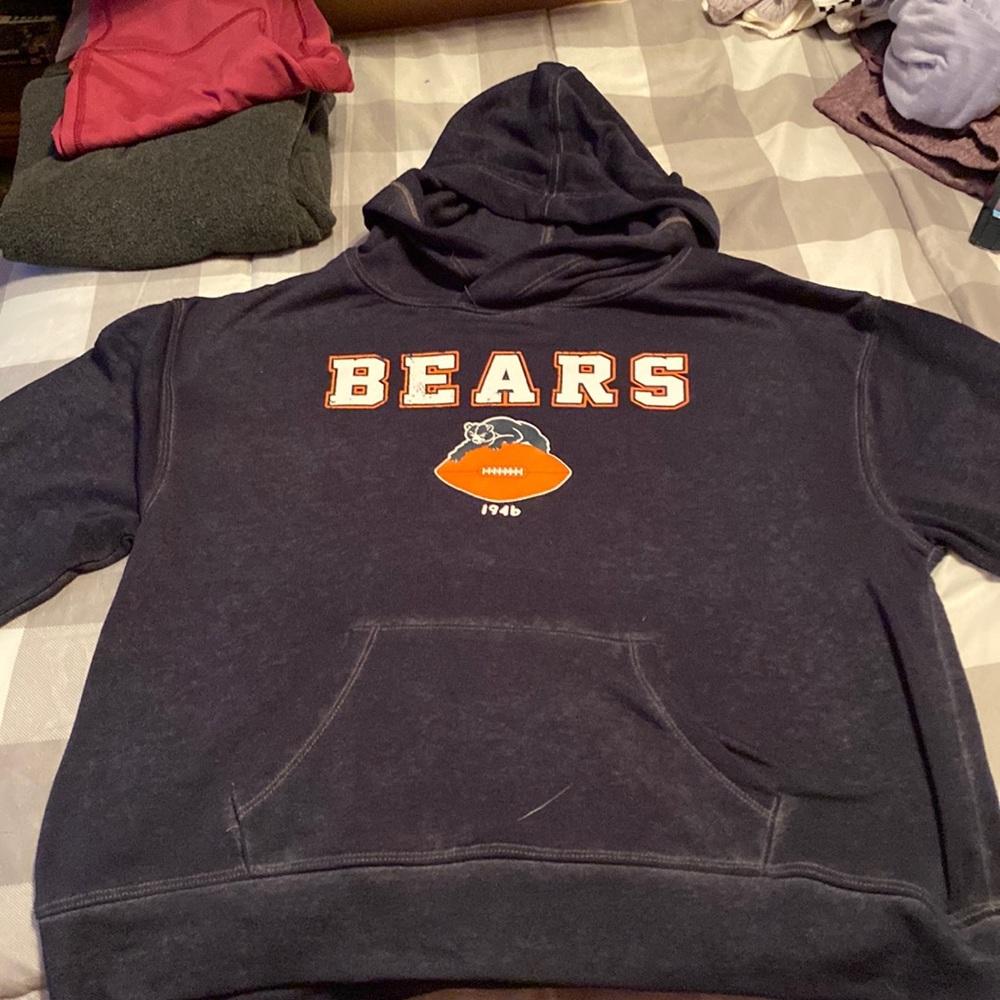 Chicago Bears ladies cropped hoodie